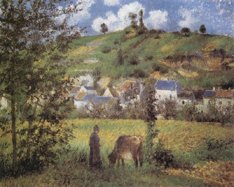 Camille Pissarro Landscape at Chaponval Sweden oil painting art